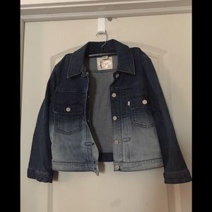 Woman’s Jeans Jacket Levi Brand Size Medium